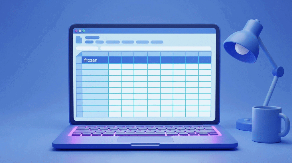 so fixierst du zeilen und spalten in excel beim scrollen featured So fixierst du Zeilen und Spalten in Excel beim Scrollen