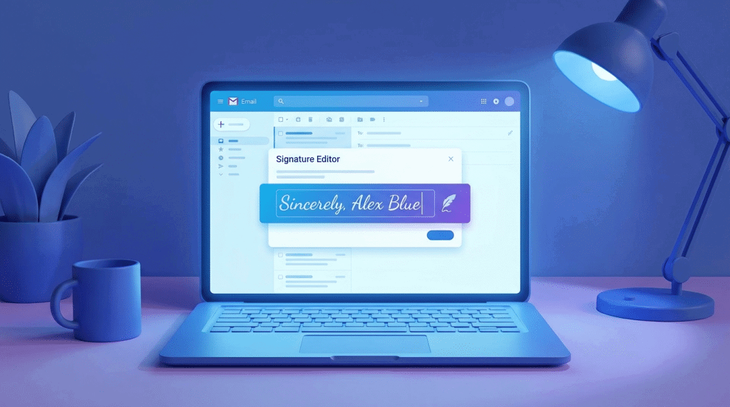 So erstellst du in Gmail eine E-Mail-Signatur mit Bild