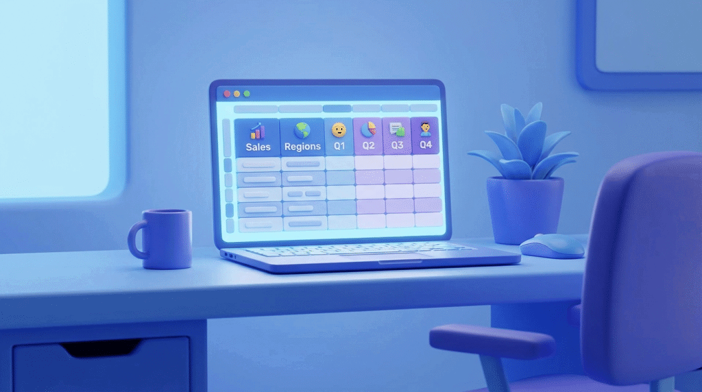 So fixierst du Zeilen oder Spalten in Excel beim Scrollen