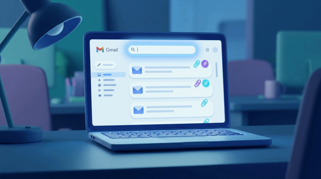 So suchst du in Gmail gezielt nach E-Mails mit Anhängen